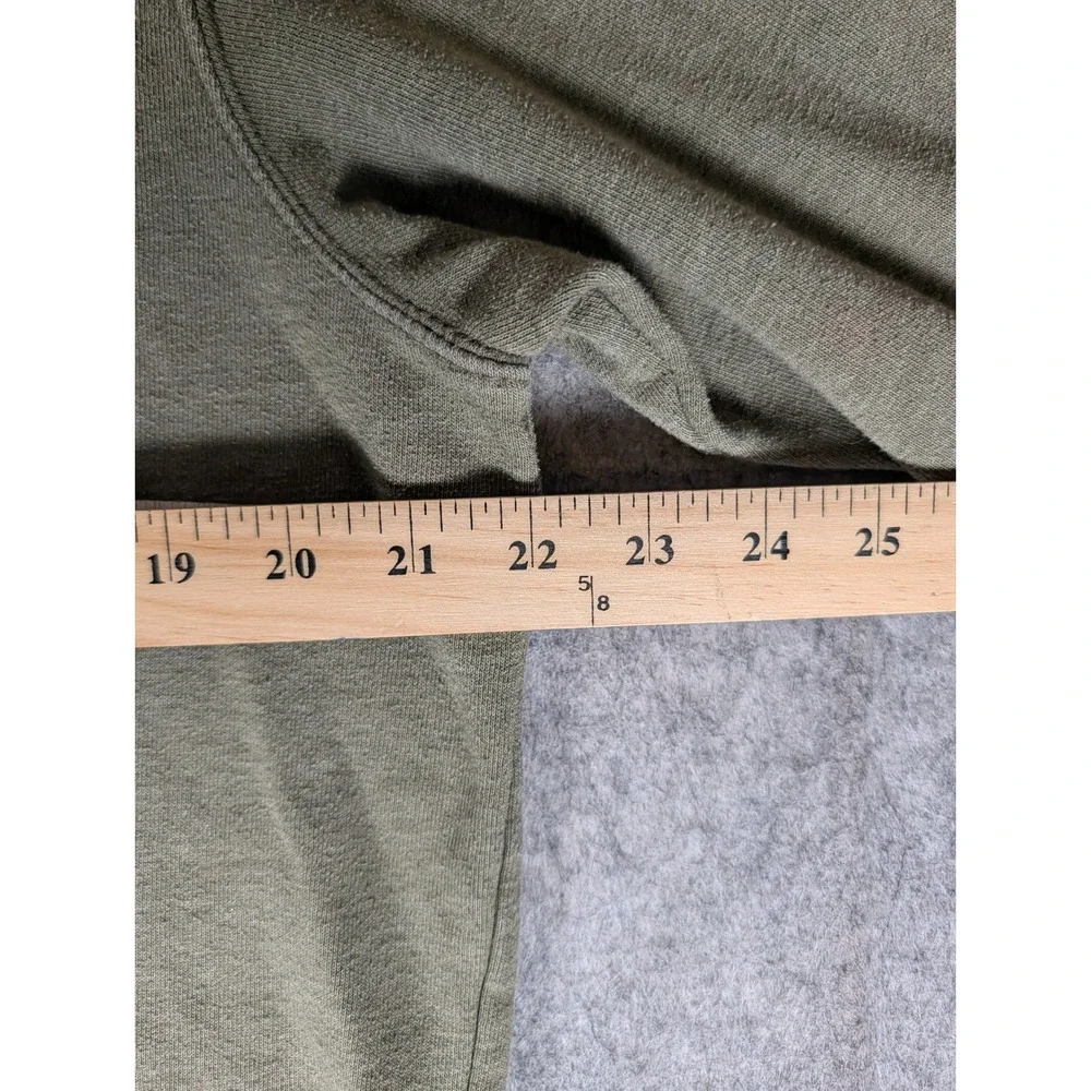 The North Face Mens Olive‎ Green Heathered Logo Pullover Hoodie 5055